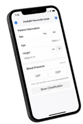 PediaBP App Mockup